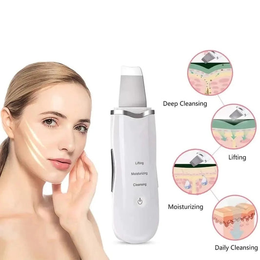 Rechargeable Ultrasonic Skin Scrubber